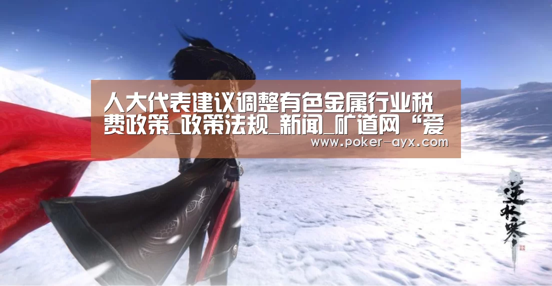 人大代表建议调整有色金属行业税费政策_政策法规_新闻_矿道网“爱游戏官网”(图3)